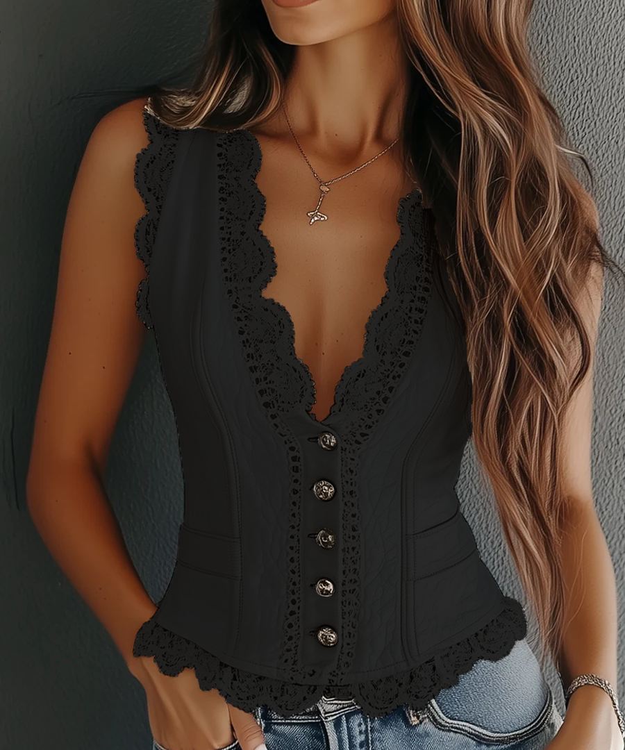Elira - Lace Corset Top