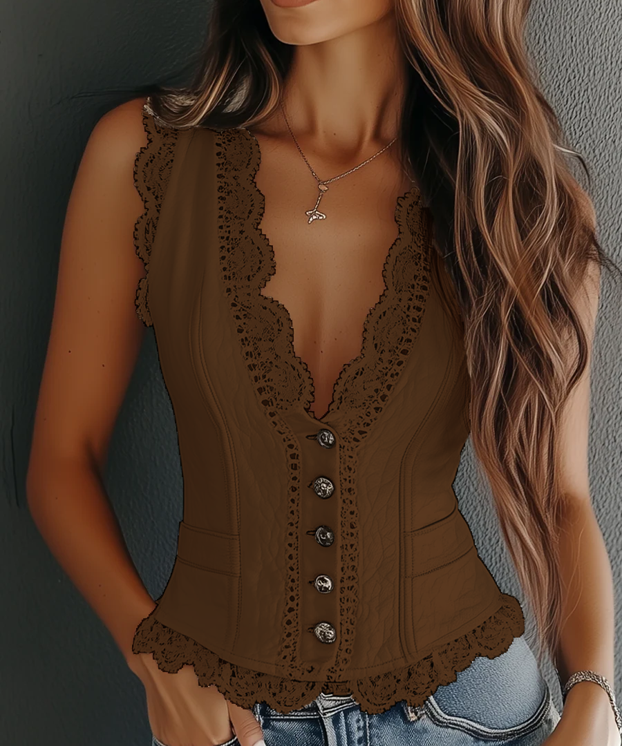 Elira - Lace Corset Top