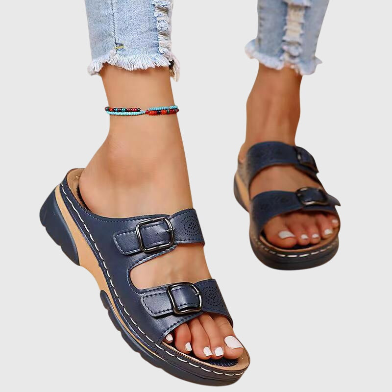 Diora - Orthopedic leather sandals