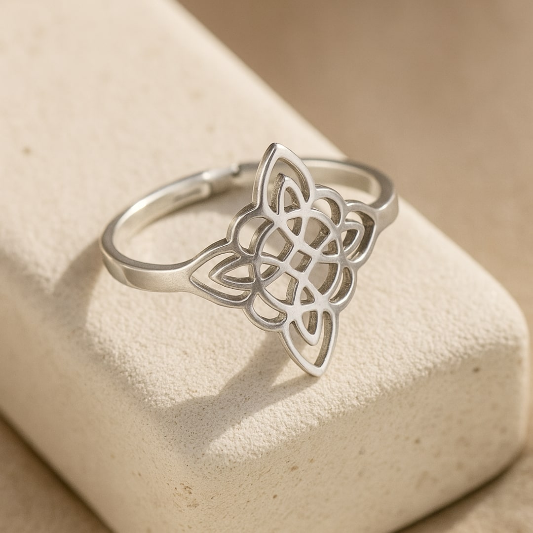 Adjustable Ring "Eternal Protection" – Witch's Knot