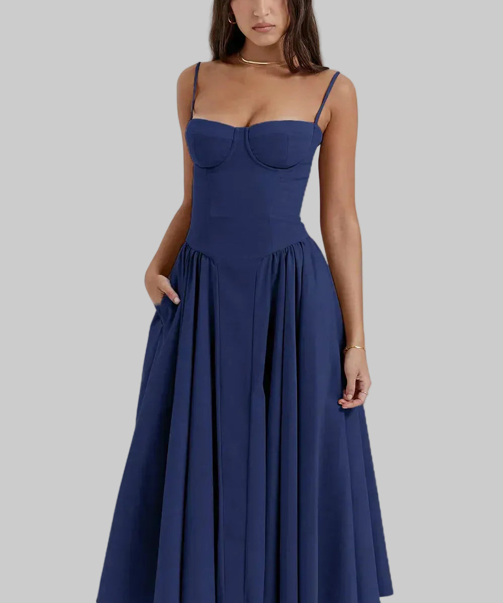 Avélia – Sculpted Flow Dress