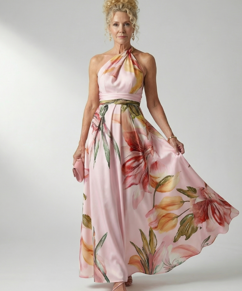 Sandra - Lightweight Floral Maxi Dress