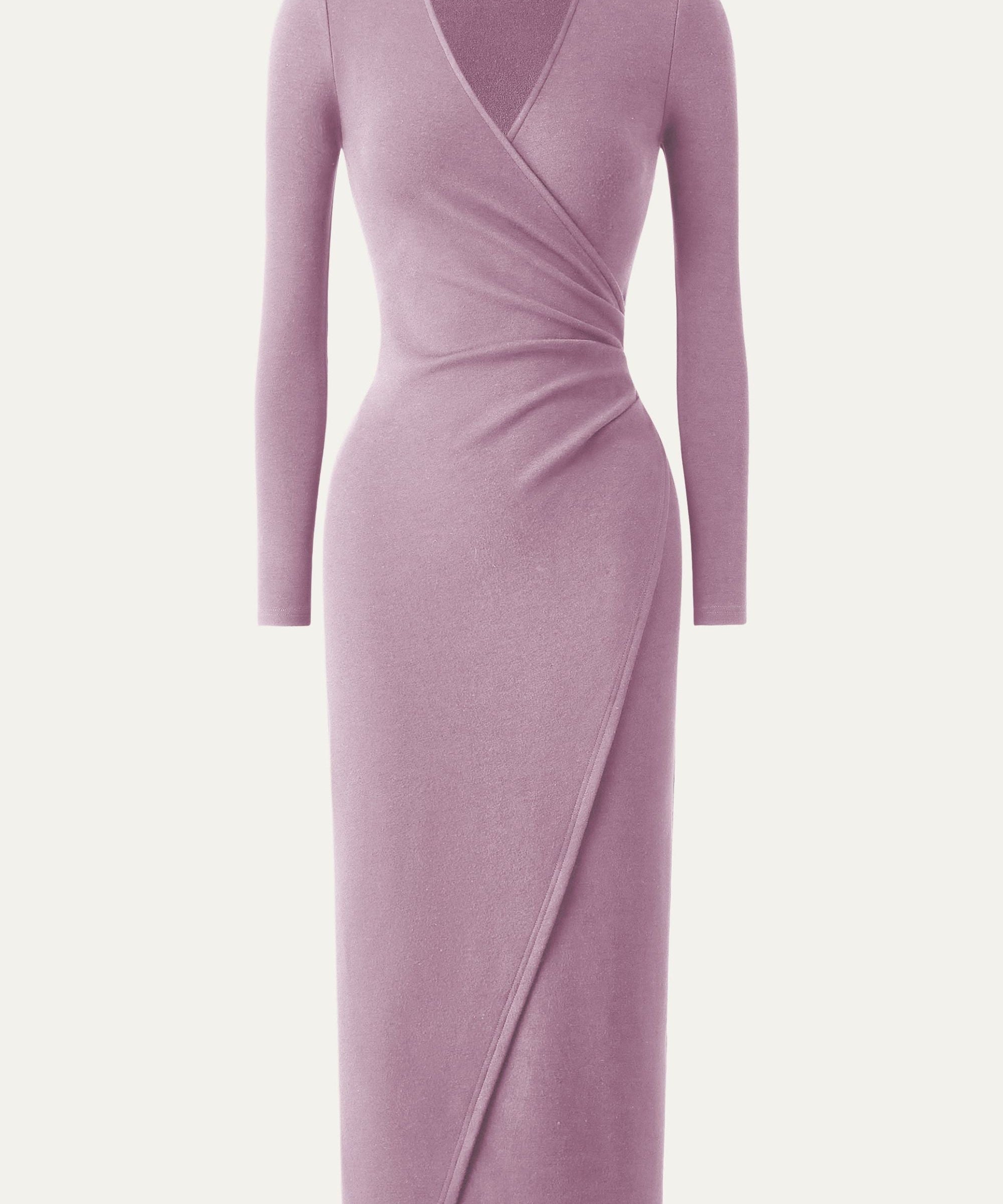 Elaris – Emerald Sculpt Wrap Dress