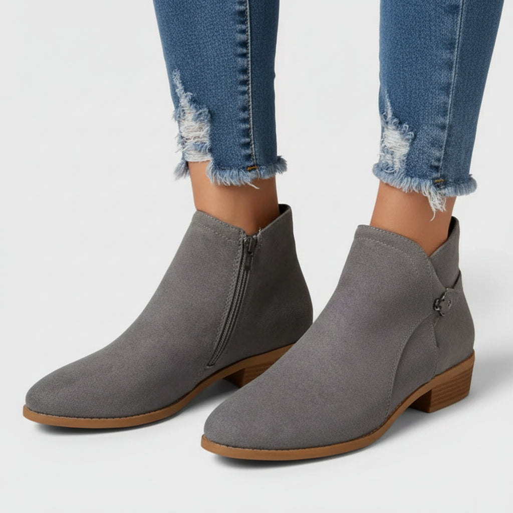 Arlena – Classic Zip Ankle Boots