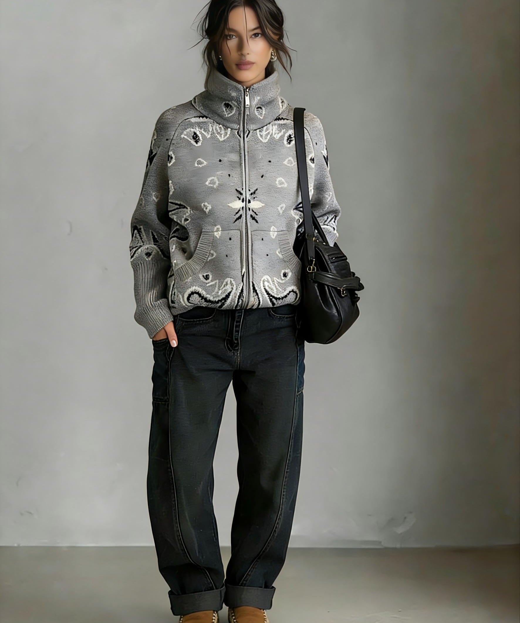 Nivra - Knit Zip Jacket