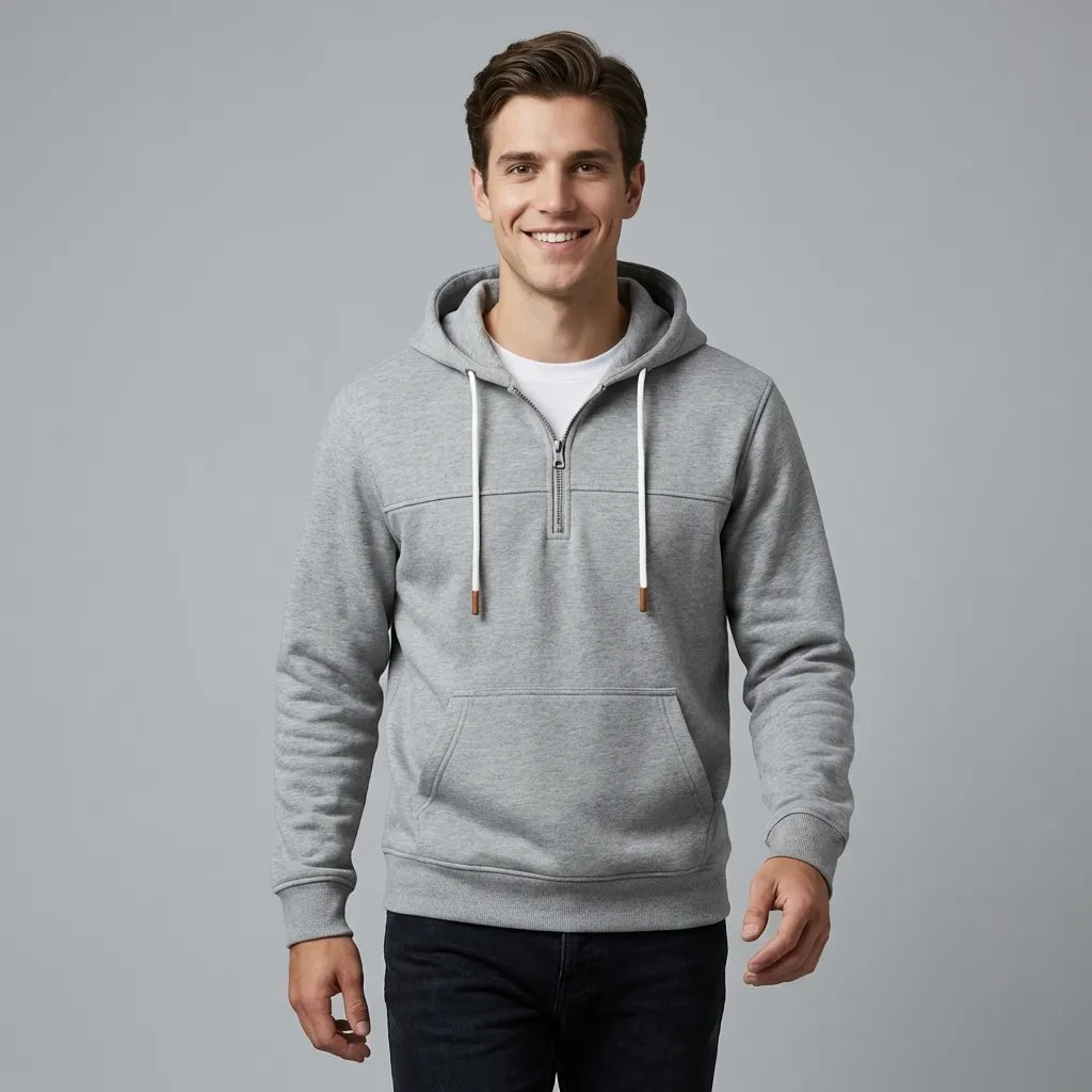 Stylová bunda s kapucí na zip