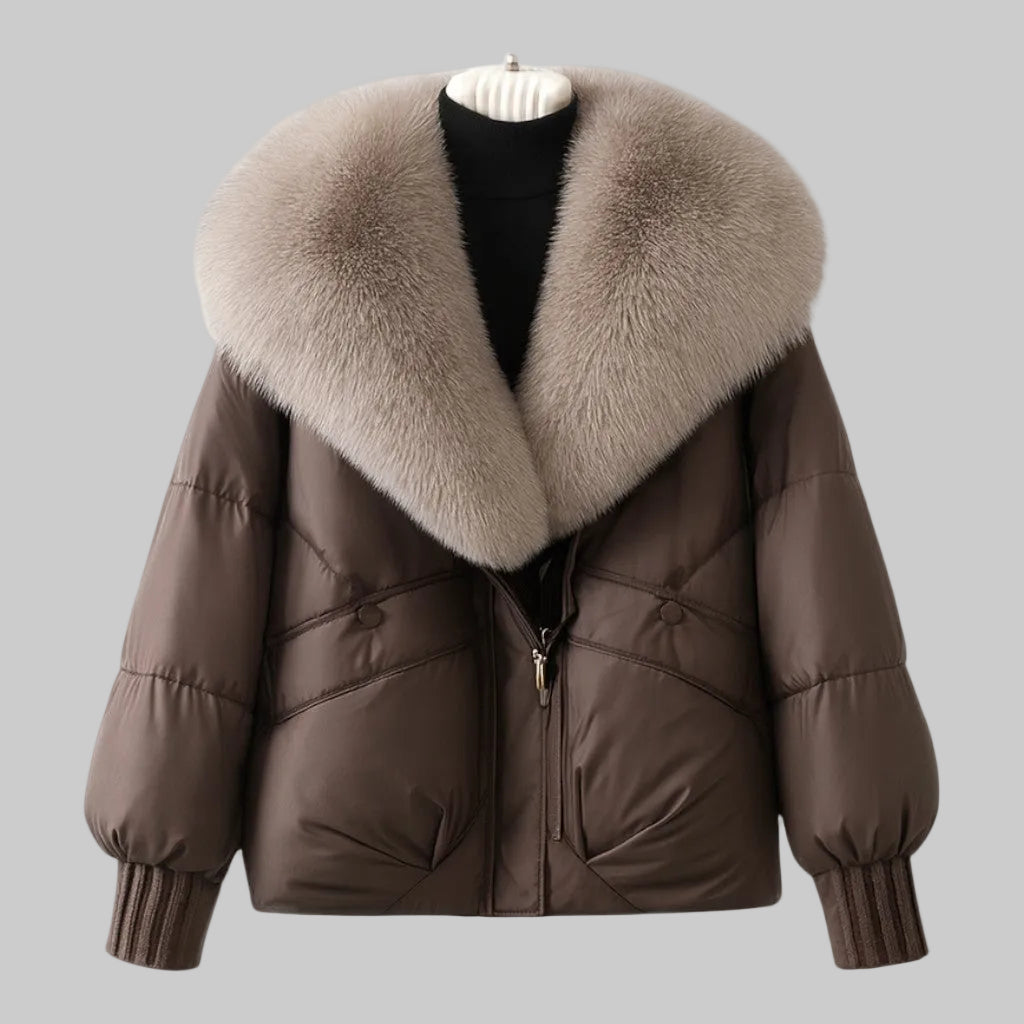 Virelle – Luxe Collar Puffer Jacket