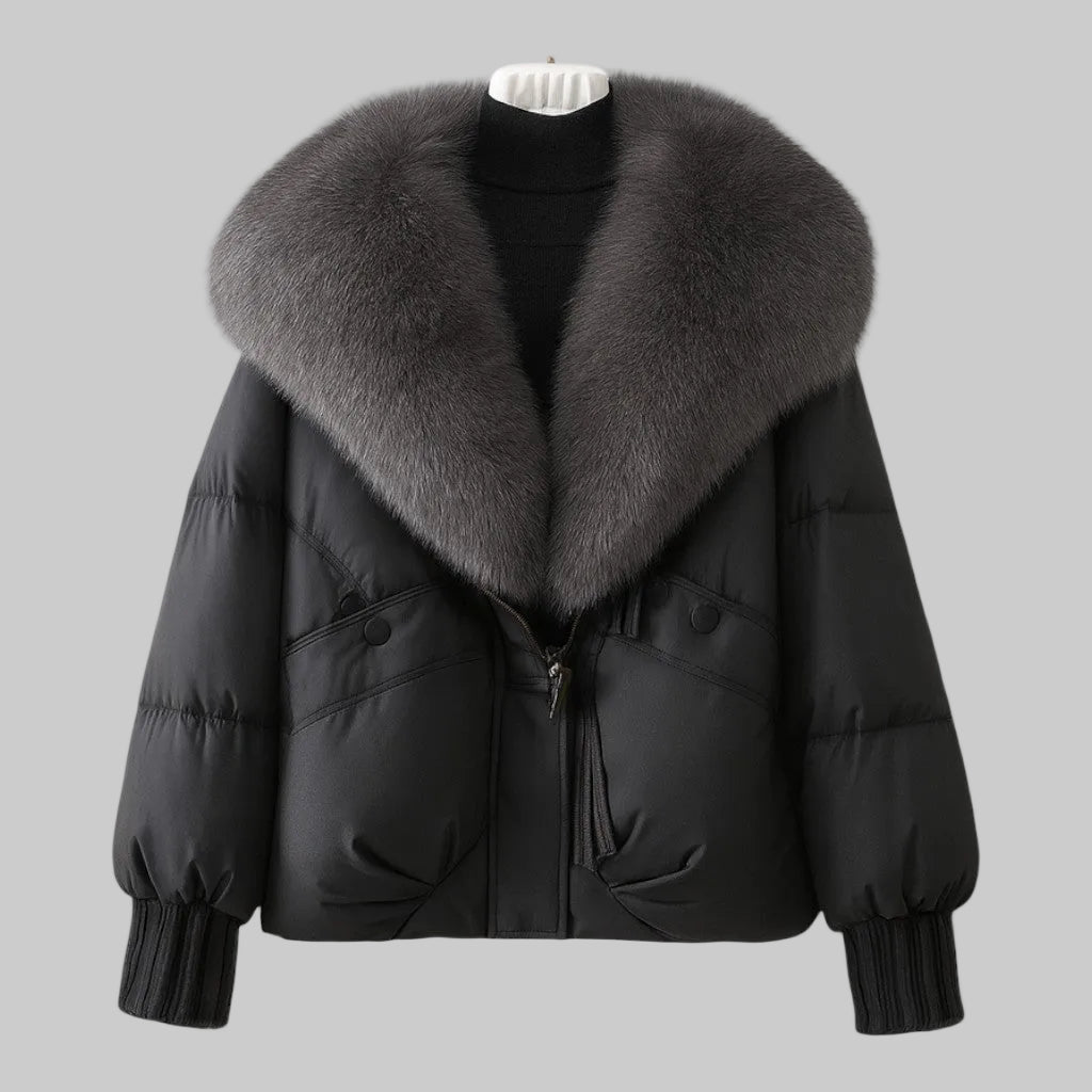 Virelle – Luxe Collar Puffer Jacket