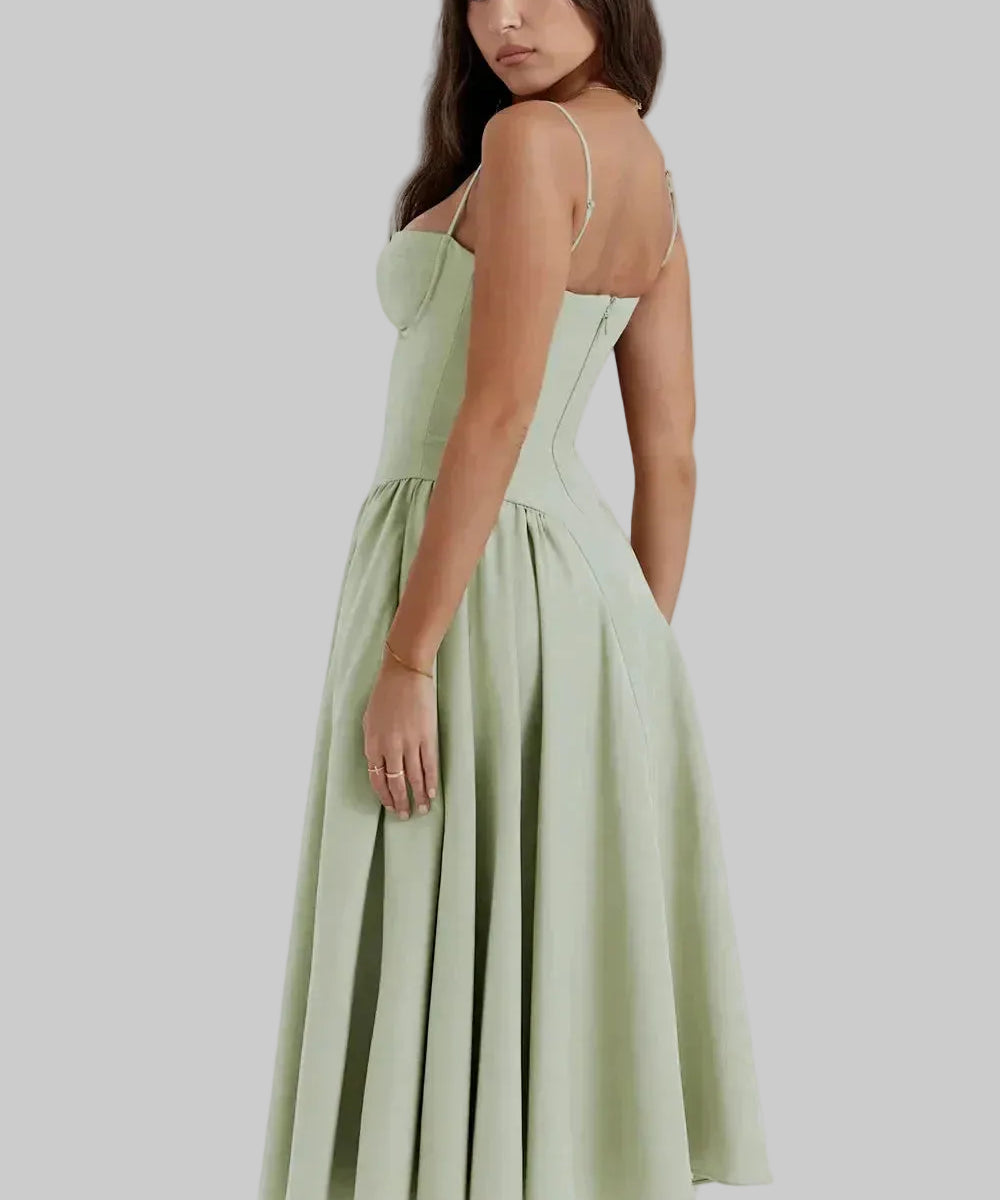 Avélia – Sculpted Flow Dress