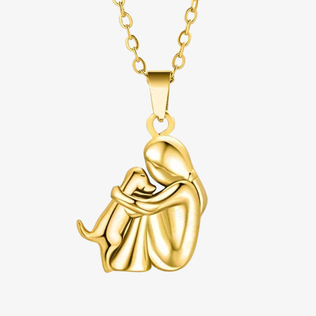 Fabiola - Necklace with a dog pendant