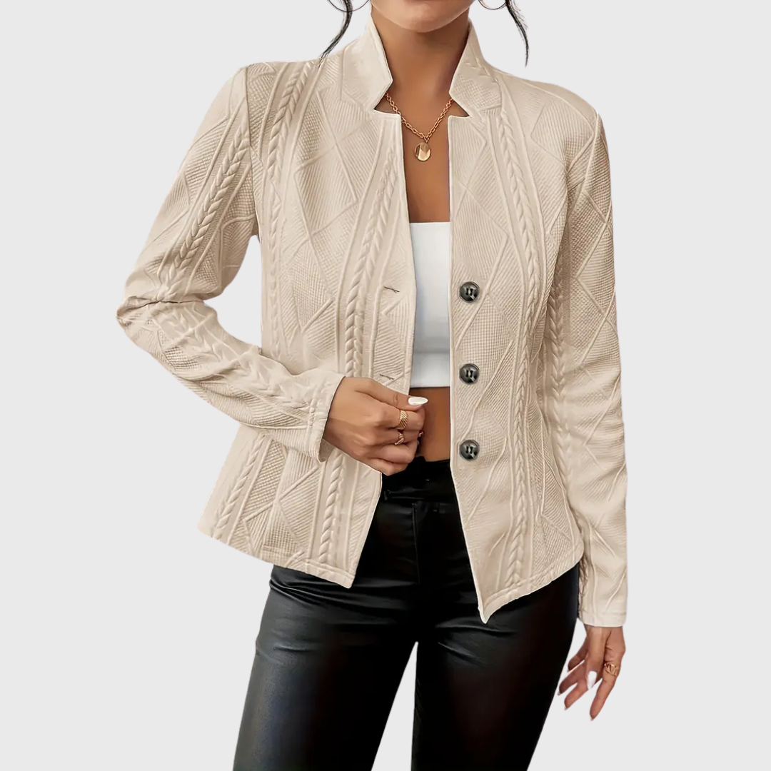 Aurelia - Textured Tailored Jacket