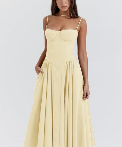 Avélia – Sculpted Flow Dress