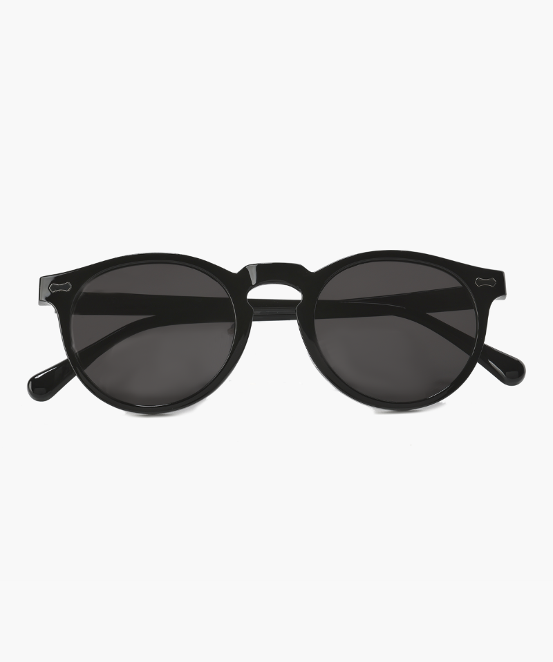 Fuméra – Smoke Crystal Round Sunglasses