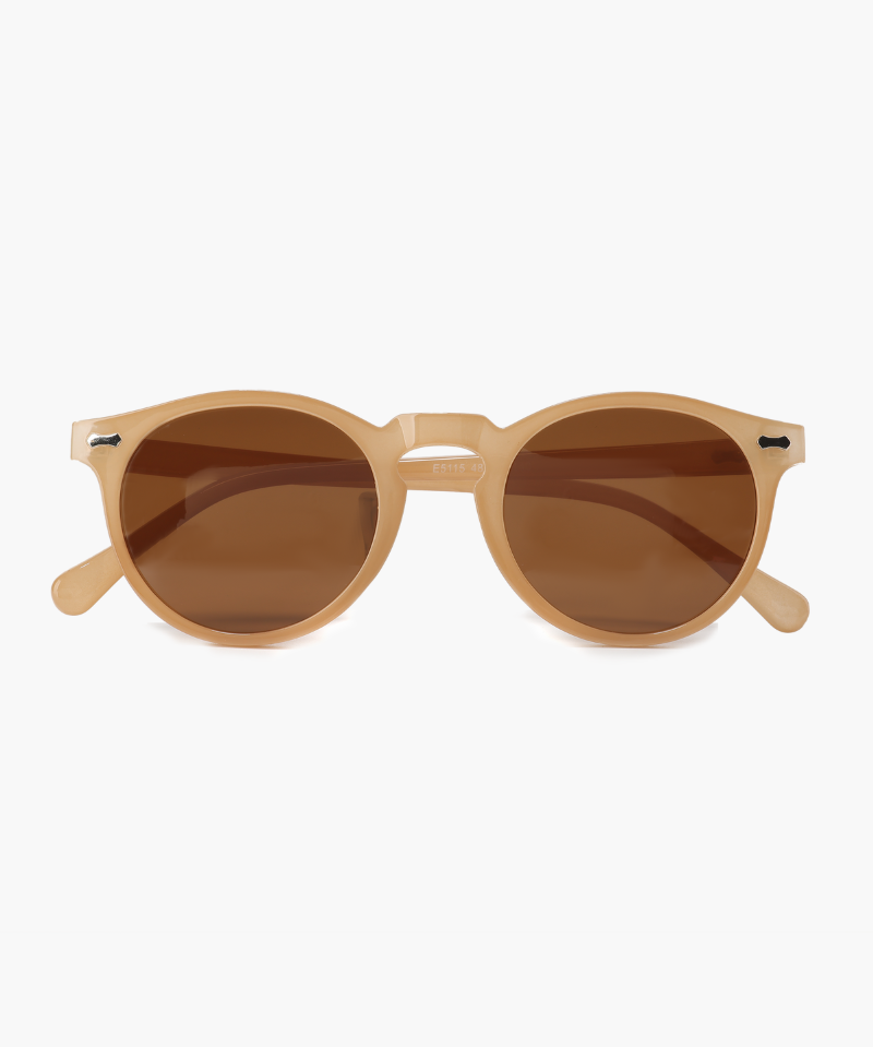 Fuméra – Smoke Crystal Round Sunglasses
