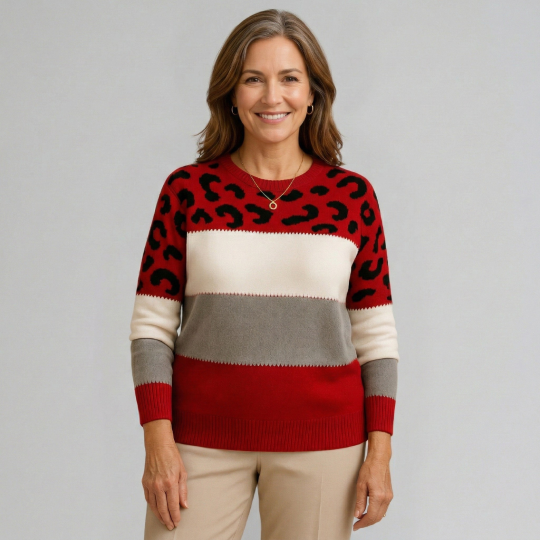 Sofia - Leopard Print Sweater