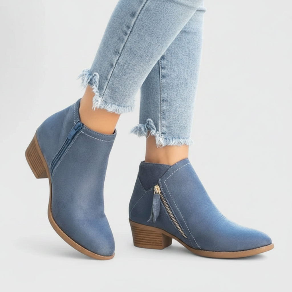 Arlena – Classic Zip Ankle Boots