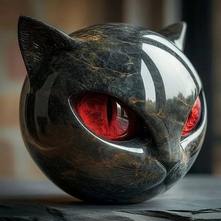Black Cat - Mystical Black Cat Statue