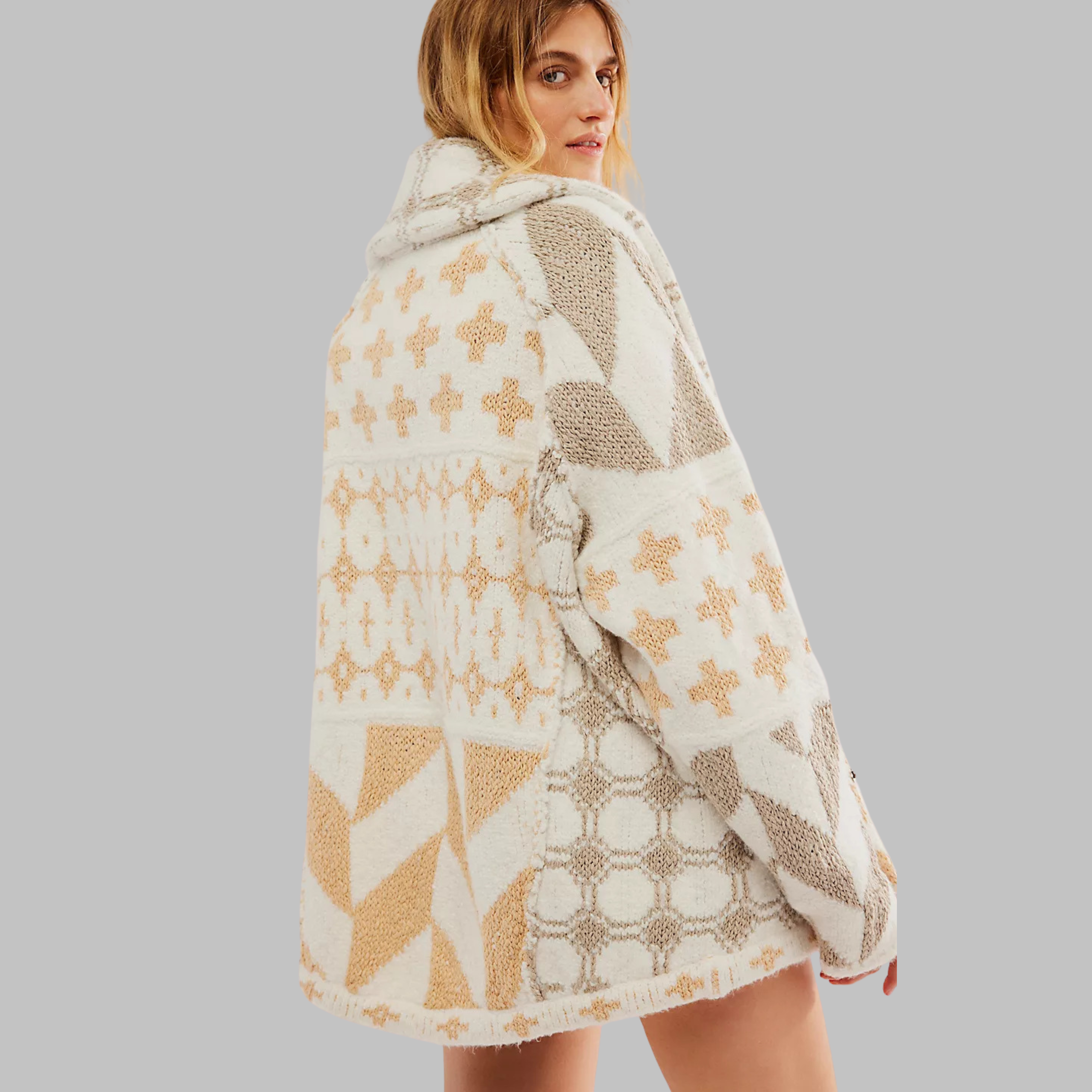 Zoryn – Pattern Knit Cardigan