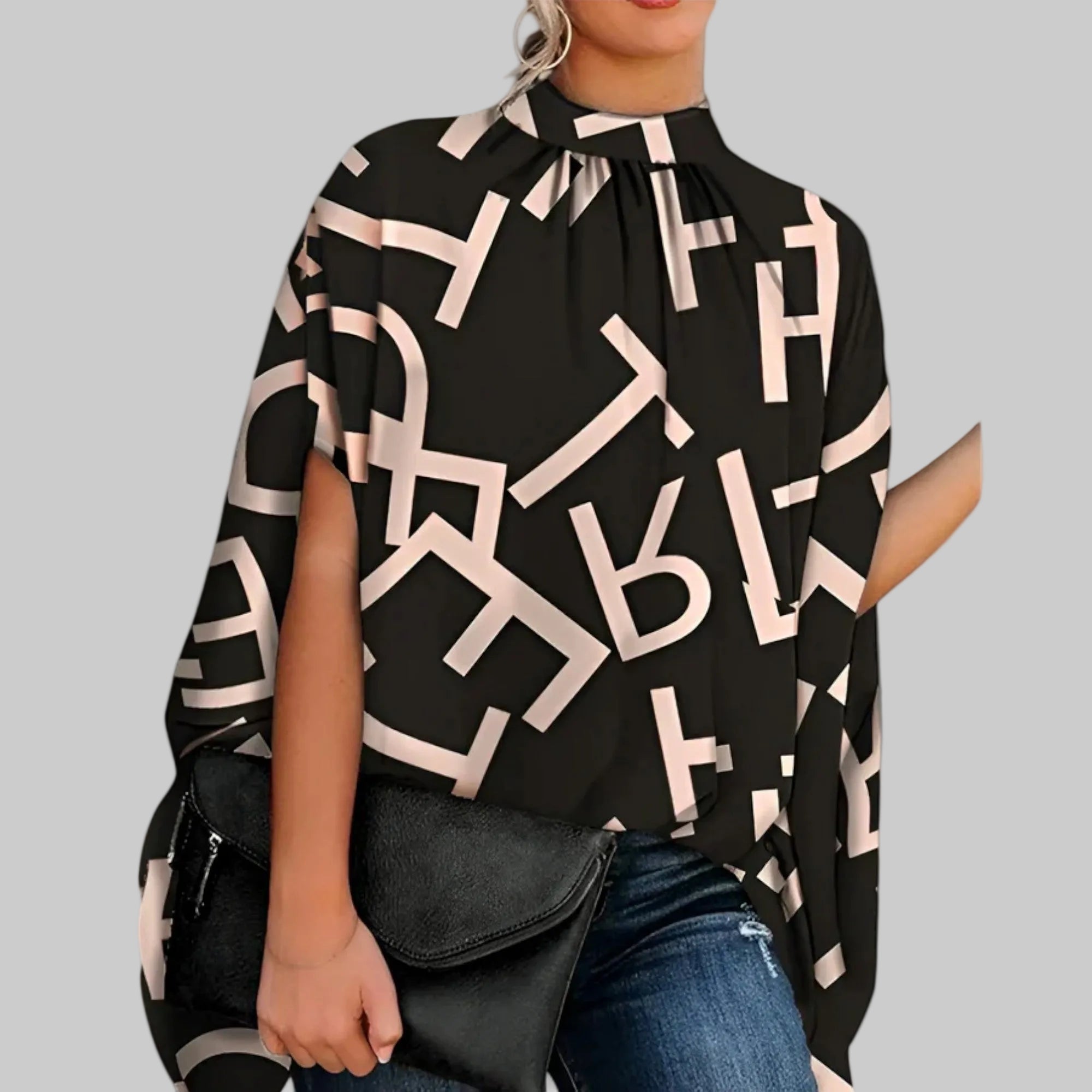 Aneta - Abstract Flow Blouse