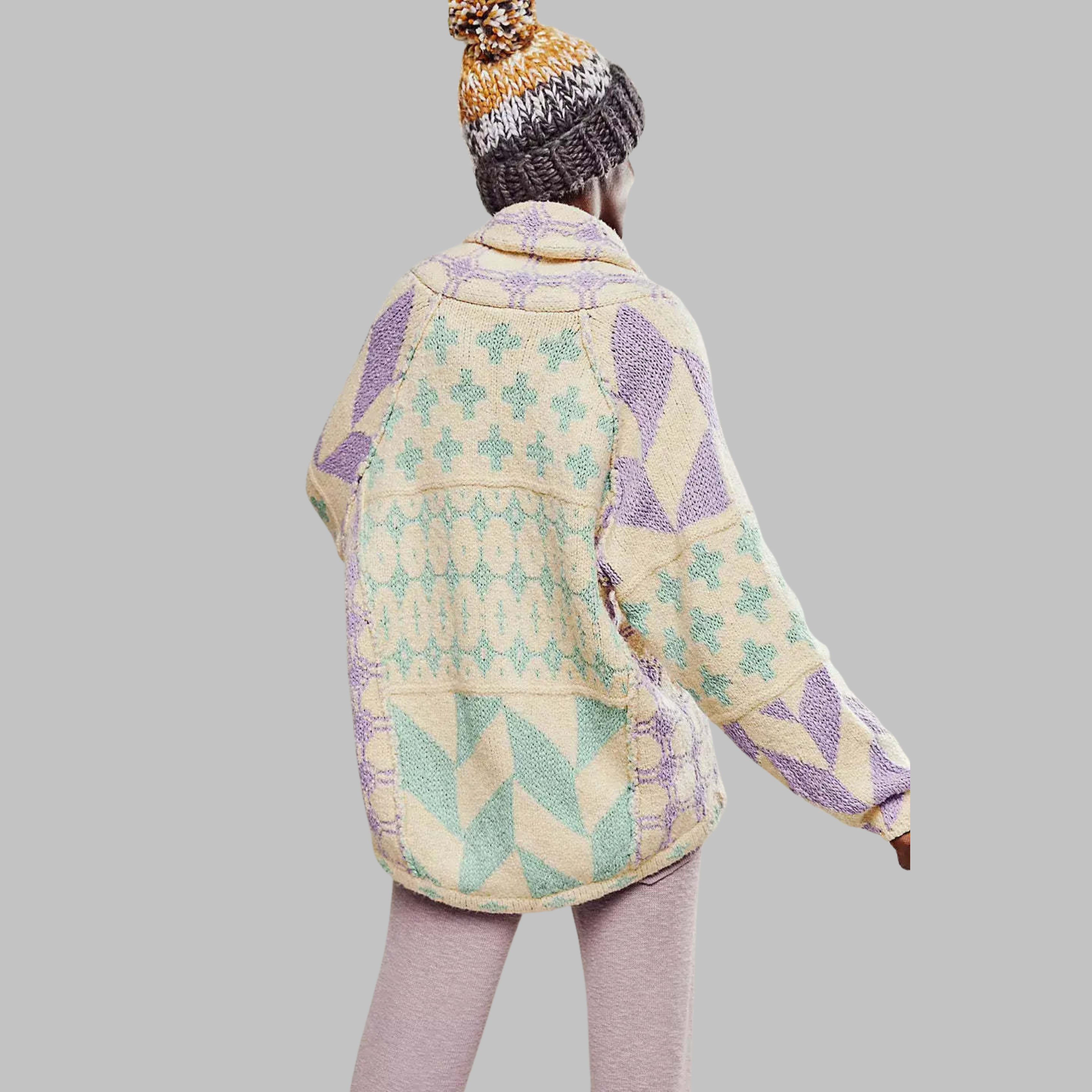 Zoryn – Pattern Knit Cardigan