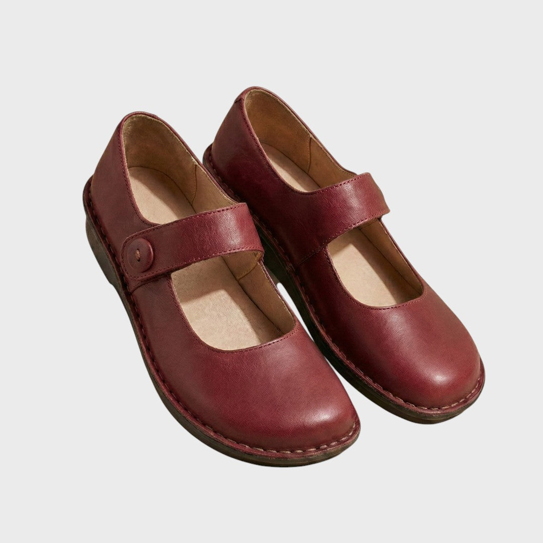 Hana - Hand-stitched leather shoes in timeless style