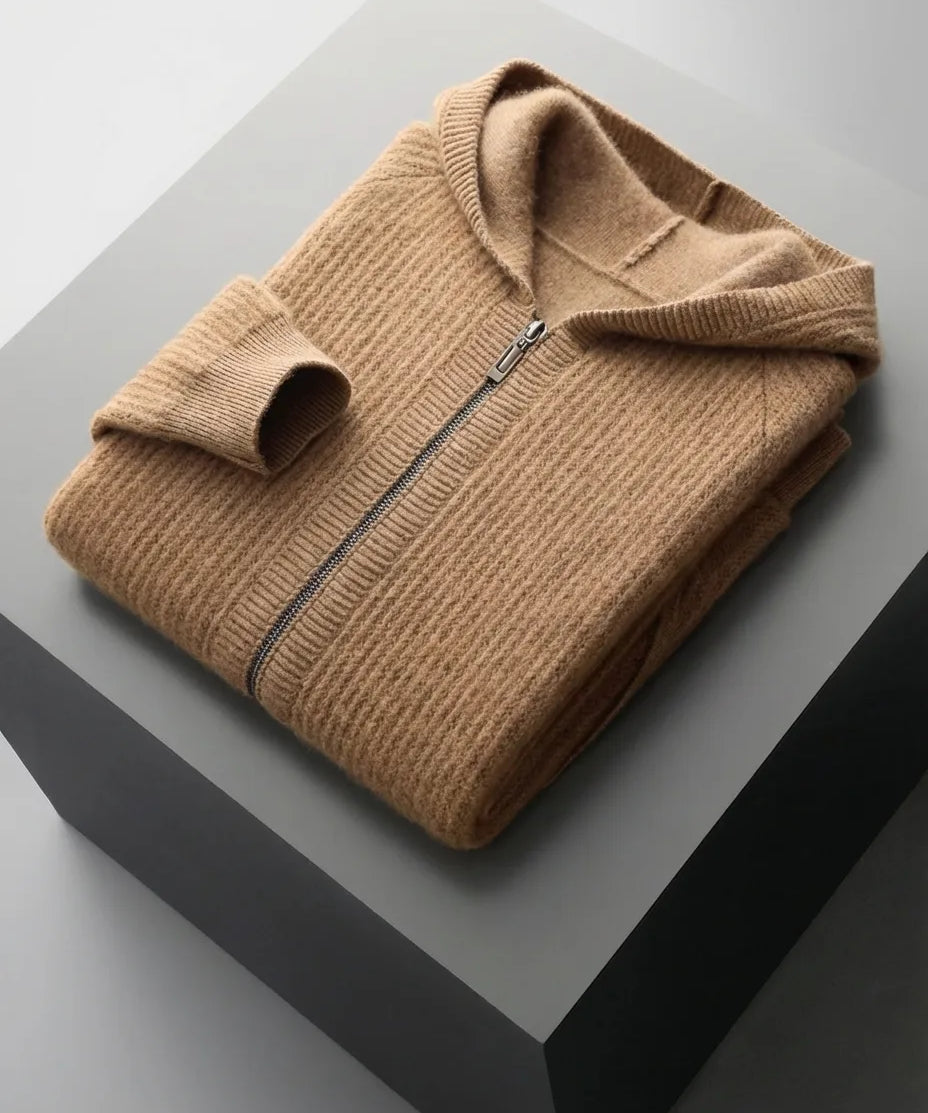 Noel - Zip Knit Hoodie