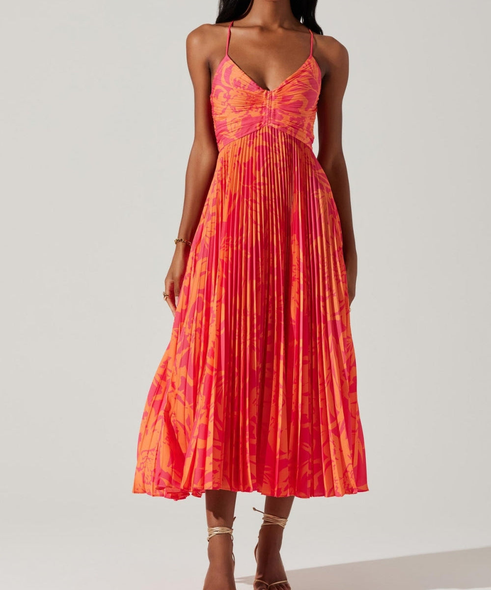 Vyxira – Sunset Pleated Dress