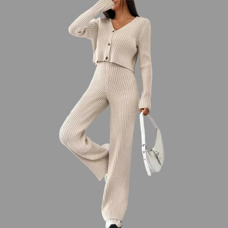 Elin - Ribbed Lounge Set