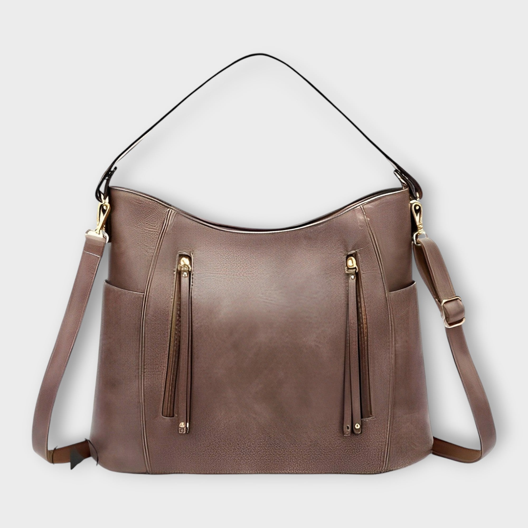 Selene – Luxe Multi Zip Shoulder Bag