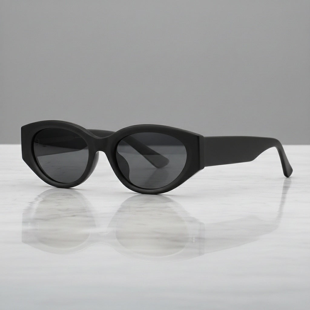 Velora - Soft Oval Frame Sunglasses