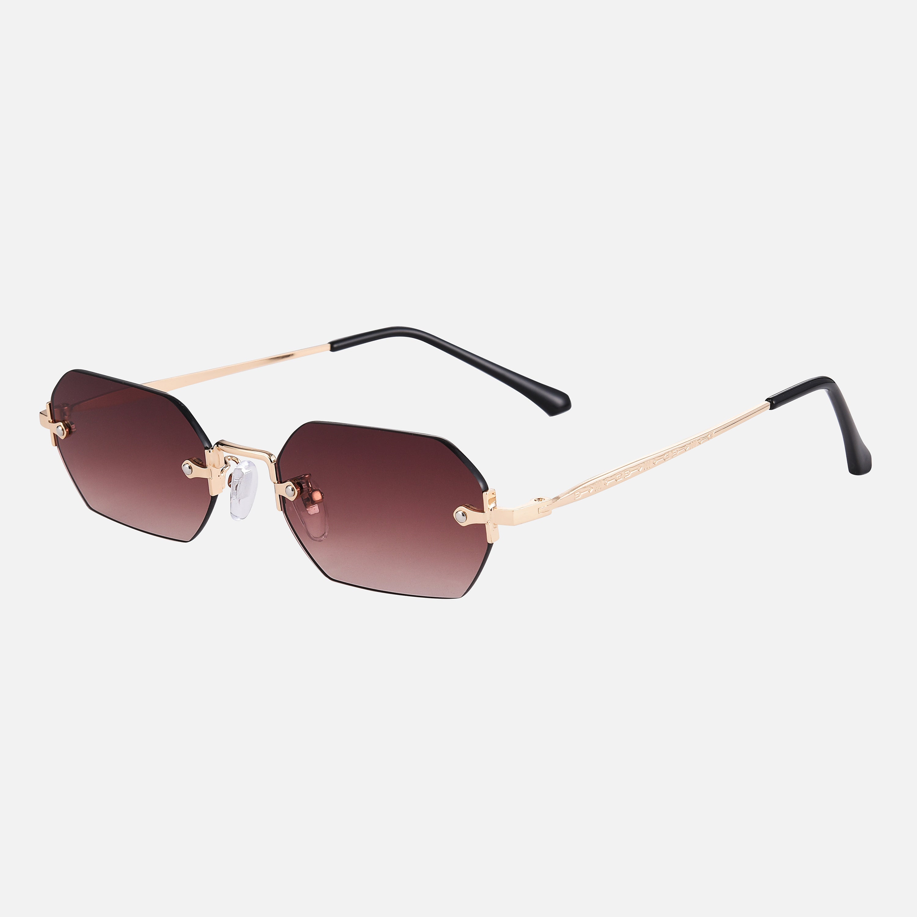 Azuryn – Sapphire Edge Rimless Sunglasses