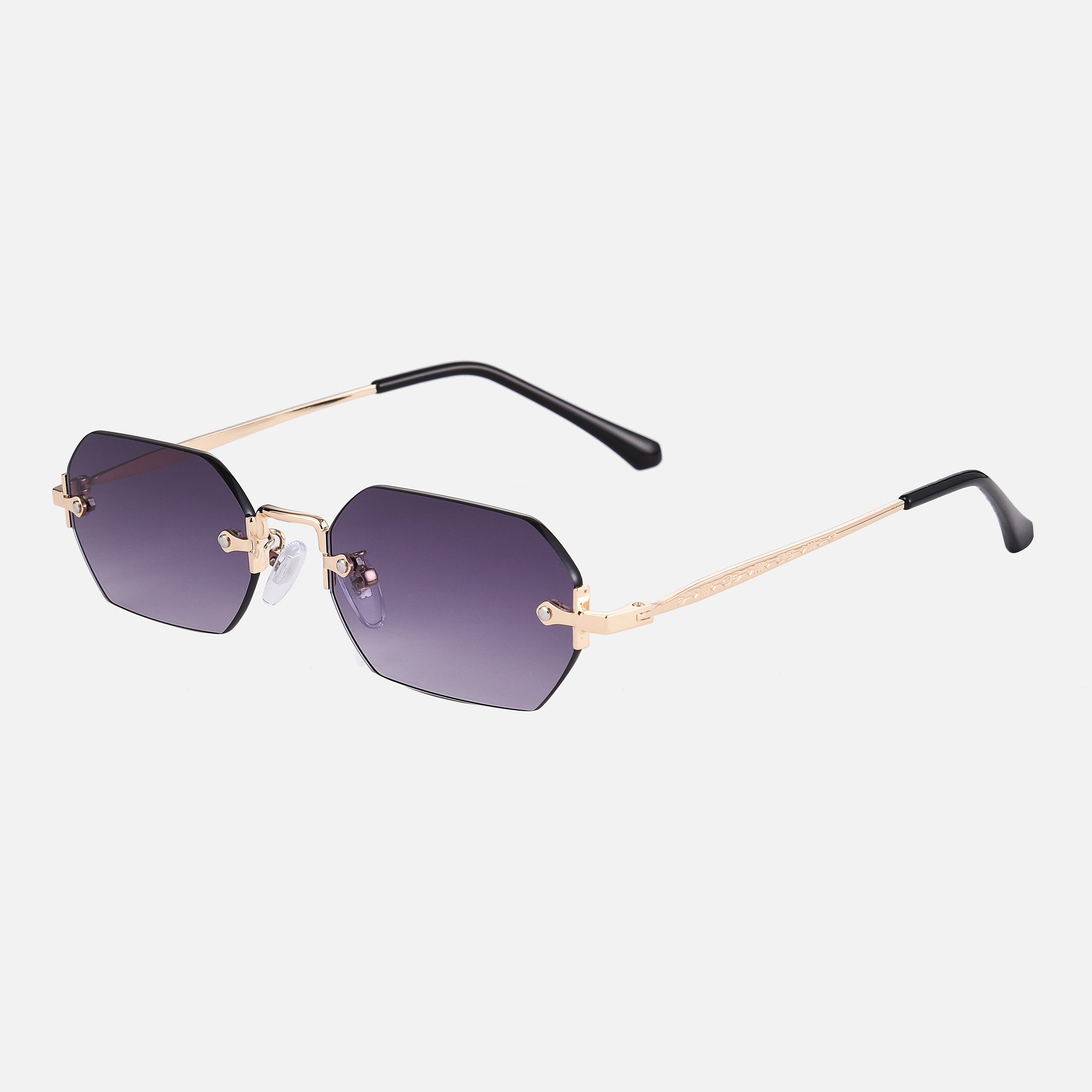 Azuryn – Sapphire Edge Rimless Sunglasses