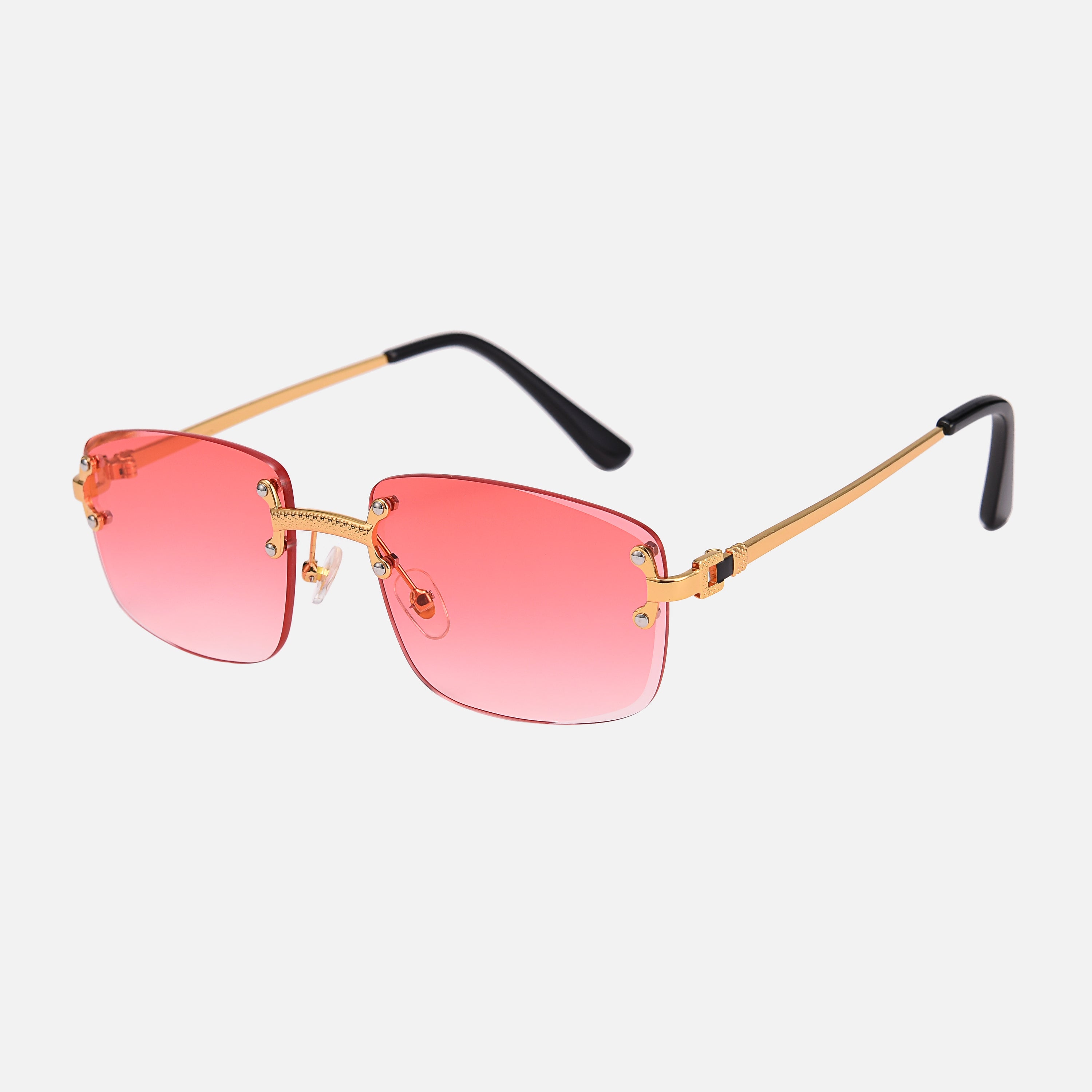Celestyn – Ice Blue Rimless Sunglasses