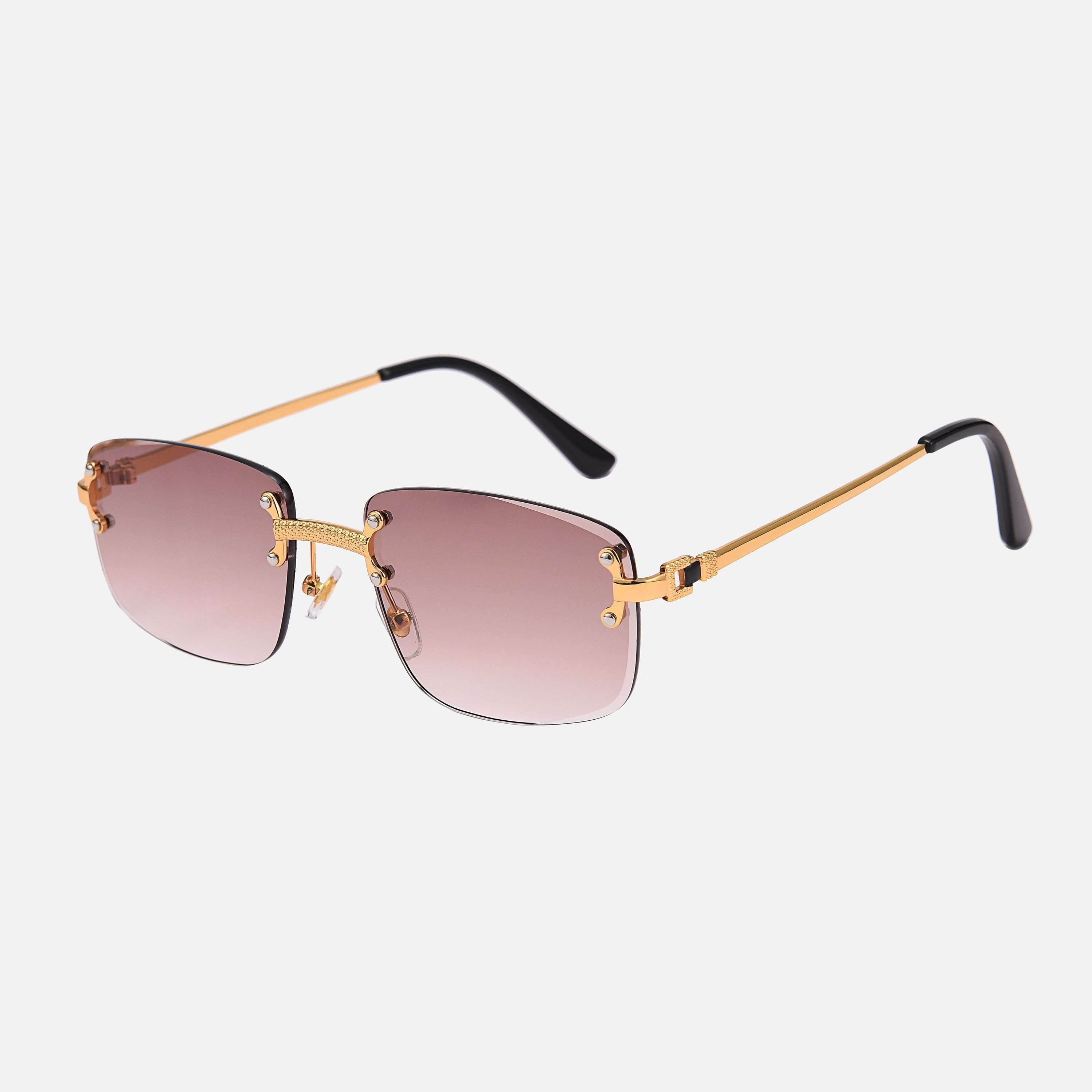 Celestyn – Ice Blue Rimless Sunglasses