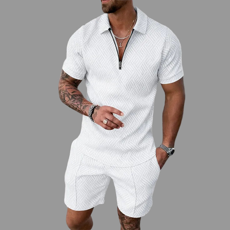 Kaen - Textured Zip Set