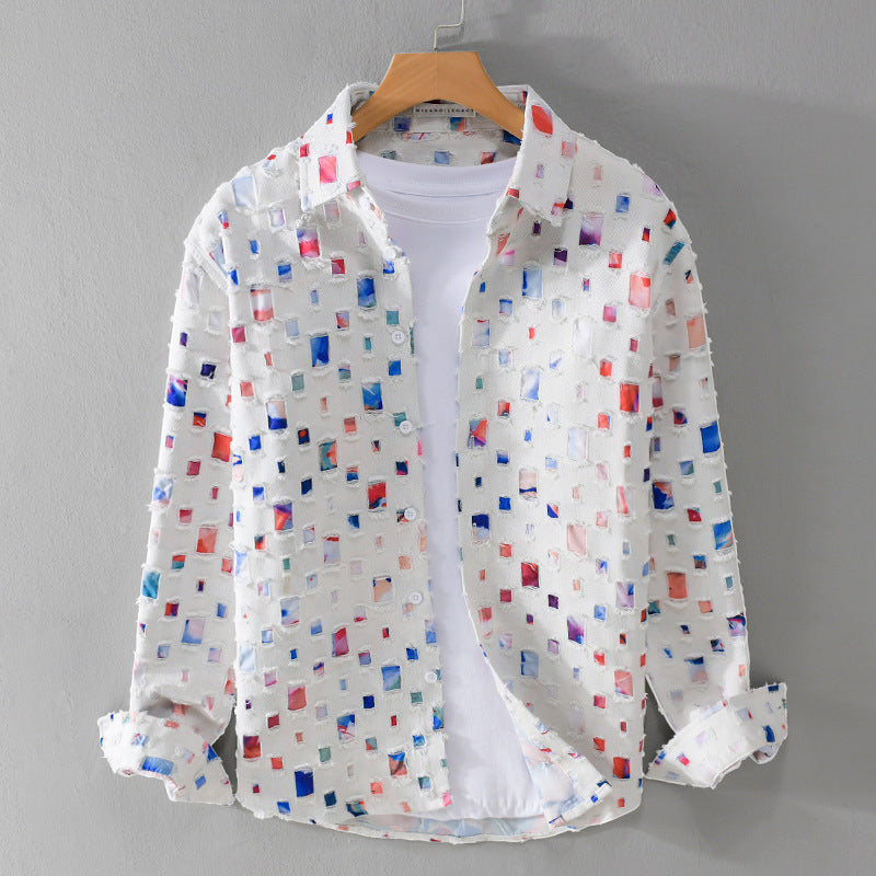 Miro - Textured Statement Shirt