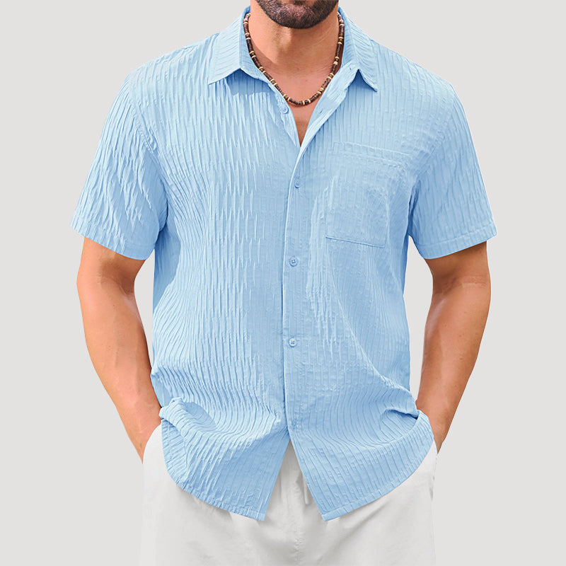 Savio - Textured Summer Shirt
