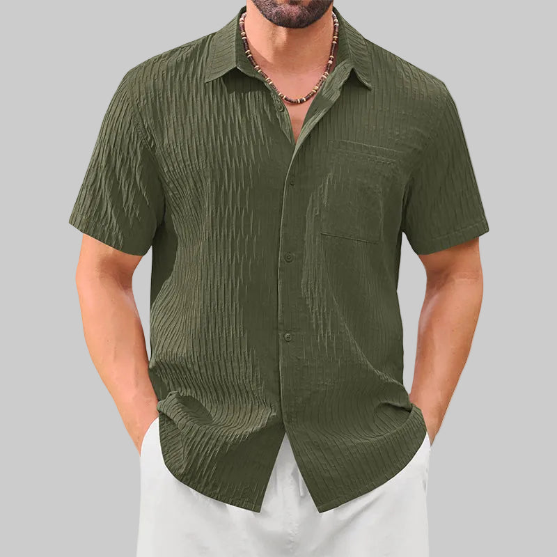 Savio - Textured Summer Shirt