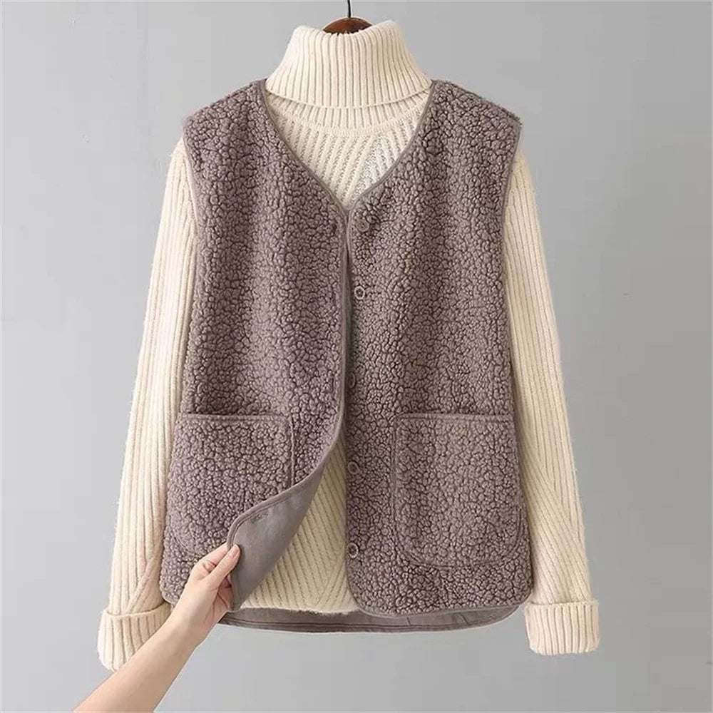 Thera – Cozy Sherpa Vest