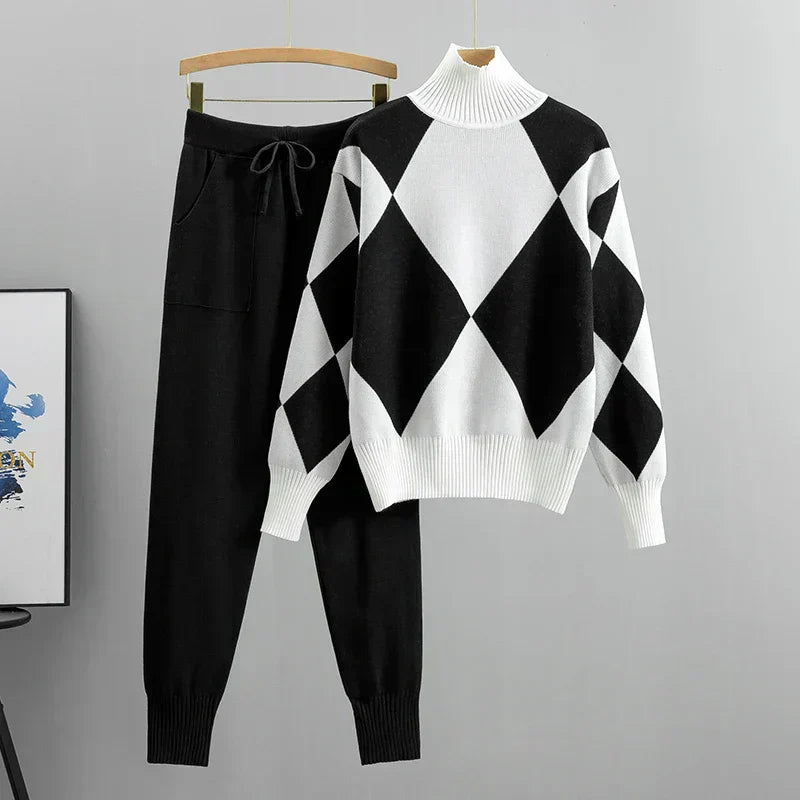 Kalyra – Diamond Knit Set