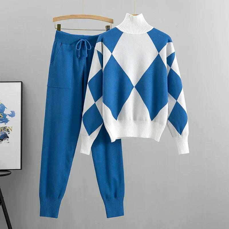 Kalyra – Diamond Knit Set