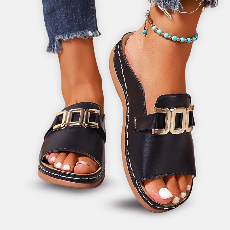 Liora - Signature Buckle Slides
