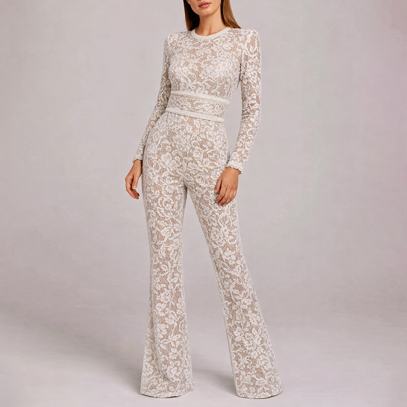 Lysara - Lace Statement Jumpsuit