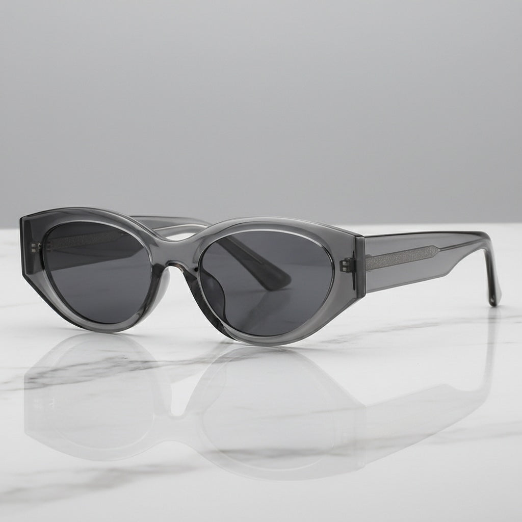 Velora - Soft Oval Frame Sunglasses
