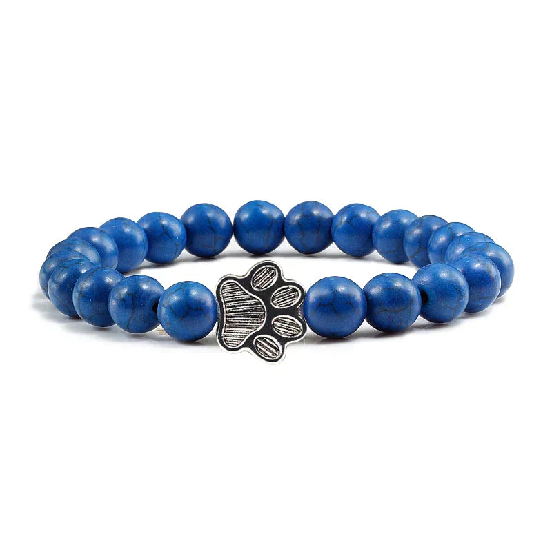 Naiara - Pearl Paw Print Bracelet