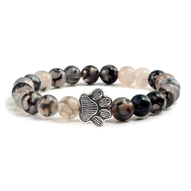Naiara - Pearl Paw Print Bracelet