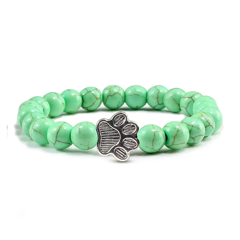 Naiara - Pearl Paw Print Bracelet
