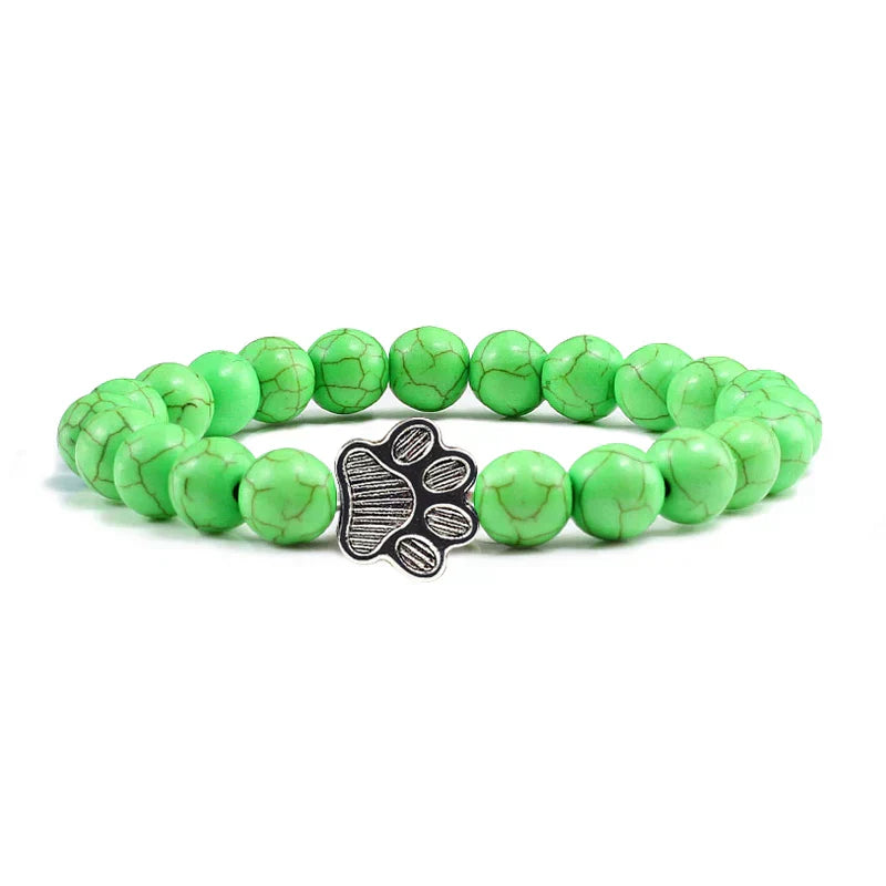 Naiara - Pearl Paw Print Bracelet