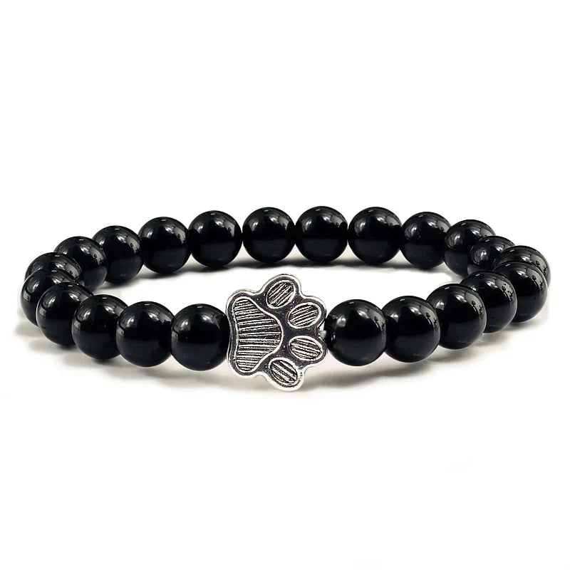 Naiara - Pearl Paw Print Bracelet