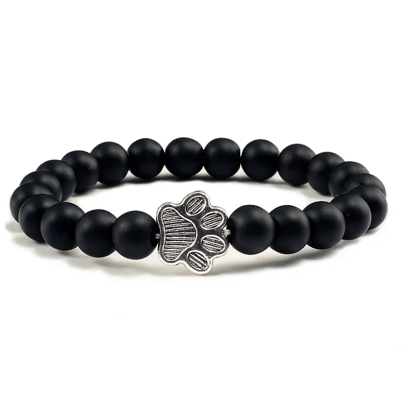 Naiara - Pearl Paw Print Bracelet